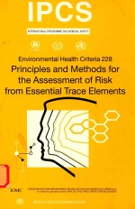 PRINCIPLES AND <em>METHODS</em> FOR THE ASSESSMENT <em>OF</em> RISK FROM ESSENTIAL TRACE ELEMENTS