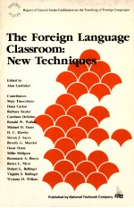 The foreign language classroo<em>m</em>: new techniques