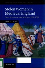STOLEN WOMEN <em>IN</em> MEDIEVAL ENGLAND RAP