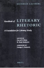 Handbook <em>of</em> Literary Rhetoric:A Foundation <em>for</em> Literary <em>Study</em>
