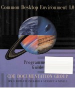 Common desktop environment 1.0. Programmer's <em>guide</em>