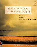 GRAMMAR DIMENSIONS <em>BOOK</em> <em>2</em> FORM MEANING AND USE