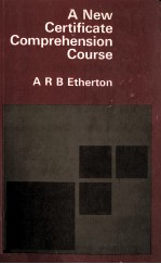 A NEW CERTIFICATE <em>COMPREHENSION</em> COURSE