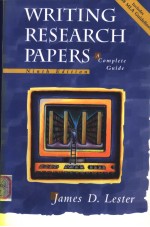 WRITING RESEARCH PAPERS  A CO<em>M</em>PLETE GUIDE  NINTH EDITION