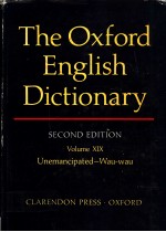 THE OXFORD <em>ENGLISH</em> DICTIONARY  <em>SECOND</em> <em>EDITION</em>  VOLUME 19