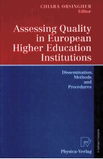 ASSESS<em>IN</em>G QUALITY <em>IN</em> EUROPEAN HIGHER EDUCATION <em>IN</em>STITUTIONS