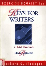 Exercise booklet for keys for writers:a brief <em>handbook</em>