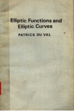 ELLIPTIC FUNCTION<em>S</em> AND ELLIPTIC CURVE<em>S</em>
