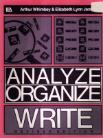 Analyze Organize Write:A Structured Program <em>for</em> Expository Writing