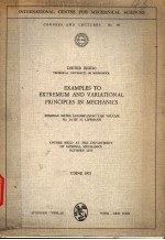 EXAMPLES TO EXTREMUM AND VARIATIONAL <em>PRINCIPLES</em> IN MECHANICS