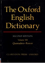 THE OXFORD <em>ENGLISH</em> DICTIONARY  <em>SECOND</em> <em>EDITION</em>  VOLUME 13