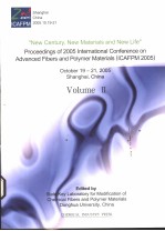 “NEW CENTURY，NEW <em>MATERIALS</em> AND NEW LIFE”<em>PROCEEDINGS</em> <em>OF</em> 2005 <em>INTERNATI<em>ON</em>AL</em> <em>C<em>ON</em>FERENCE</em> <em>ON</em> <em>ADVANCED</em> FIB