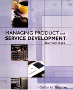 MANAGING PRODUCT AND <em>SERVICE</em> DEVELOPMENT  TEXT AND CASES