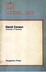 <em>The</em> Lexical Bar