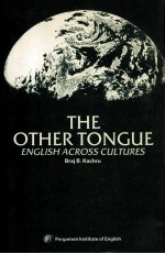 THE OTHER TONGUE ENGLISH A<em>C</em>ROSS <em>C</em>ULTURES