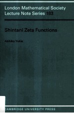 <em>S</em>hintani Zeta Function<em>s</em>
