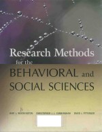 RESEARCH <em>METHODS</em> FOR THE BEHAVIORAL AND SOCIAL SCIENCES
