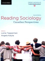 READING SOCIOLOGY CANADIAN <em>PERSPECTIVES</em> <em>SECOND</em> <em>EDITION</em>