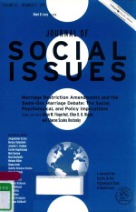 <em>JOURNAL</em> <em>OF</em> <em>SOCIAL</em> <em>ISSUES</em> VOL.<em>67</em> <em>NUMBER</em>.2 <em>2011</em>