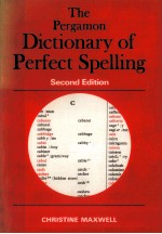 <em>The</em> Pergamon dictionary of perfect <em>s</em>pelling