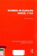 WOMEN <em>IN</em> EUROPE S<em>IN</em>CE 1750 <em>VOLUME</em> 4