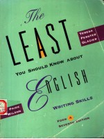 THE LEAST YOU SHOULD KNOW <em>ABOUT</em> ENGLISH  WRITING SKILLS  FORM A  SEVENTH EDITION
