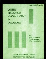WATER RESOURCES <em>MANAGEMENT</em> IN DELAWARE