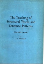 <em>THE</em> TEACHING OF STRUCTURAL WORDS AND SENTENCE PATTERNS  STAGES 3 AND 4