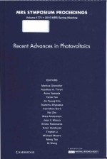Recent advances <em>in</em> photovoltaics symposium held April 6-10