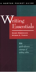 WRITING <em>ESSENTIALS</em>  A NORTON POCKET <em>GUIDE</em>