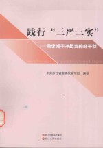 践行三严三实  做忠诚干净担当的好干部