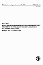 FAO FISHERIES AND AQUACULTURE REPORT NO.937:REPORT OF THE FAO EXPERT WORKSHOP <em>ON</em> THE <em>APPLICATI<em>ON</em></em> OF 