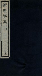康熙字典  巳中