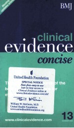 CLINICAL <em>EVIDENCE</em> CONCISE  13