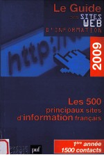 LE <em>GUIDE</em> DES SITES WEB D'INFORMATION 2009