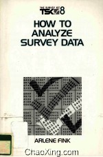 THE SURVEY KIT 8  HOW <em>TO</em> ANALYZE SURVEY <em>DATA</em>