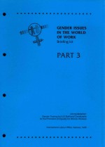 GENDER ISSUES <em>IN</em> THE WORLD <em>OF</em> WORK