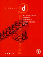 TEST <em>AND</em> POST-RELEASE MONITORING OF GENETICALLY MODIFIED ORGANISMS (GMOS)