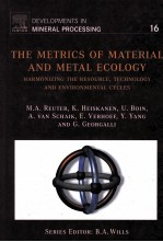THE METRICS OF MATERIAL <em>AND</em> METAL ECOLOGY HARMONIZING THE RESOURCE