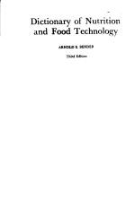 DICTIONARY OF NUTRITION AND FOOD T<em>EC</em>HNOLOGY  THIRD <em>ED</em>ITION