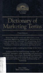 DICTION<em>A</em>RY <em>OF</em> M<em>A</em>RKETING TERMS