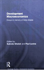 Development Macroeconomics Essays <em>in</em> memory <em>of</em> Anita Ghatak