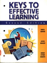 KEYS TO <em>EFFECTIVE</em> <em>LEARNING</em>  SECOND EDITION