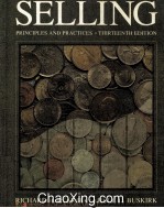 SELLING  <em>PRINCIPLES</em> AND PRACTICES  THIRTEENTH EDRRION
