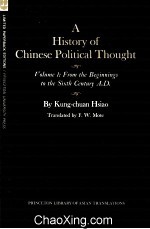 <em>A</em> HISTORY <em>OF</em> CHINESE POLITIC<em>A</em>L THOUGHT