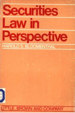 SECURITIES <em>L<em>A</em>W</em> <em>IN</em> PERSPECTIVE