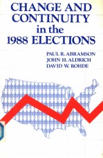 CH<em>A</em>NGE <em>A</em>ND CONTINUITY IN THE 1988 ELECTIONS
