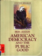 AMERICAN DEMOCRACY AND THE PUBLIC GOOD  <em>BRIEF</em> <em>EDITION</em>