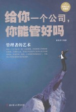 给你一个公司，你能管好吗  管理者的艺术  超值白金典藏版