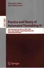 Practice and <em>Theory</em> of Automated Timetabling VI 6th International Conference